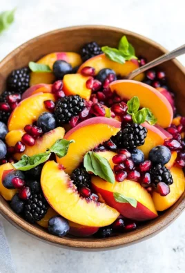 Summer Peach Fruit Salad