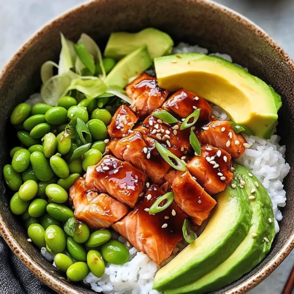 Teriyaki Salmon Sushi Bowl (GF)