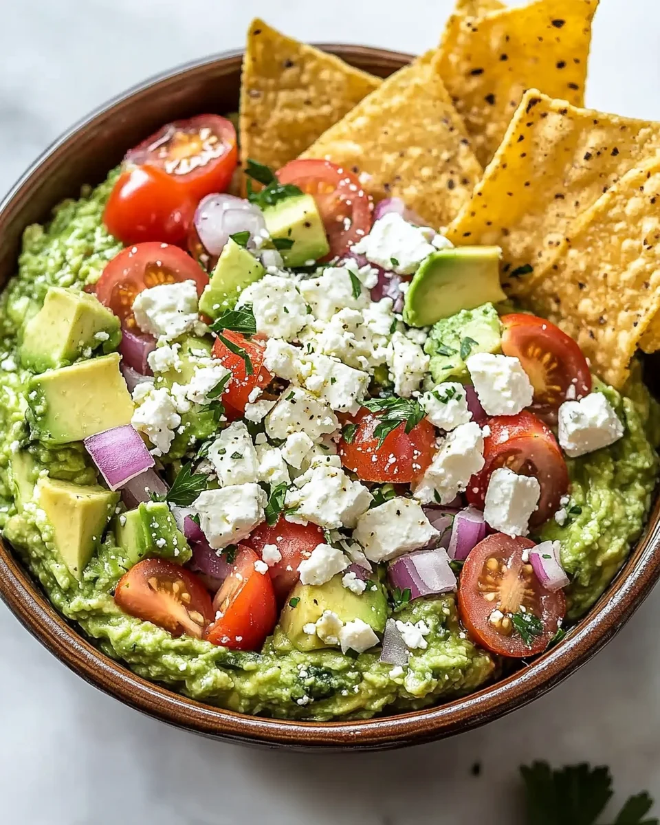 The Best Avocado Feta Dip