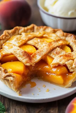The Best Peach Pie