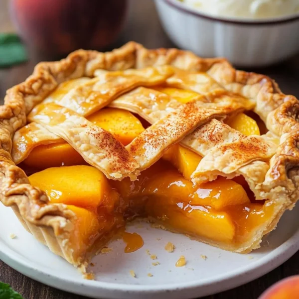 The Best Peach Pie