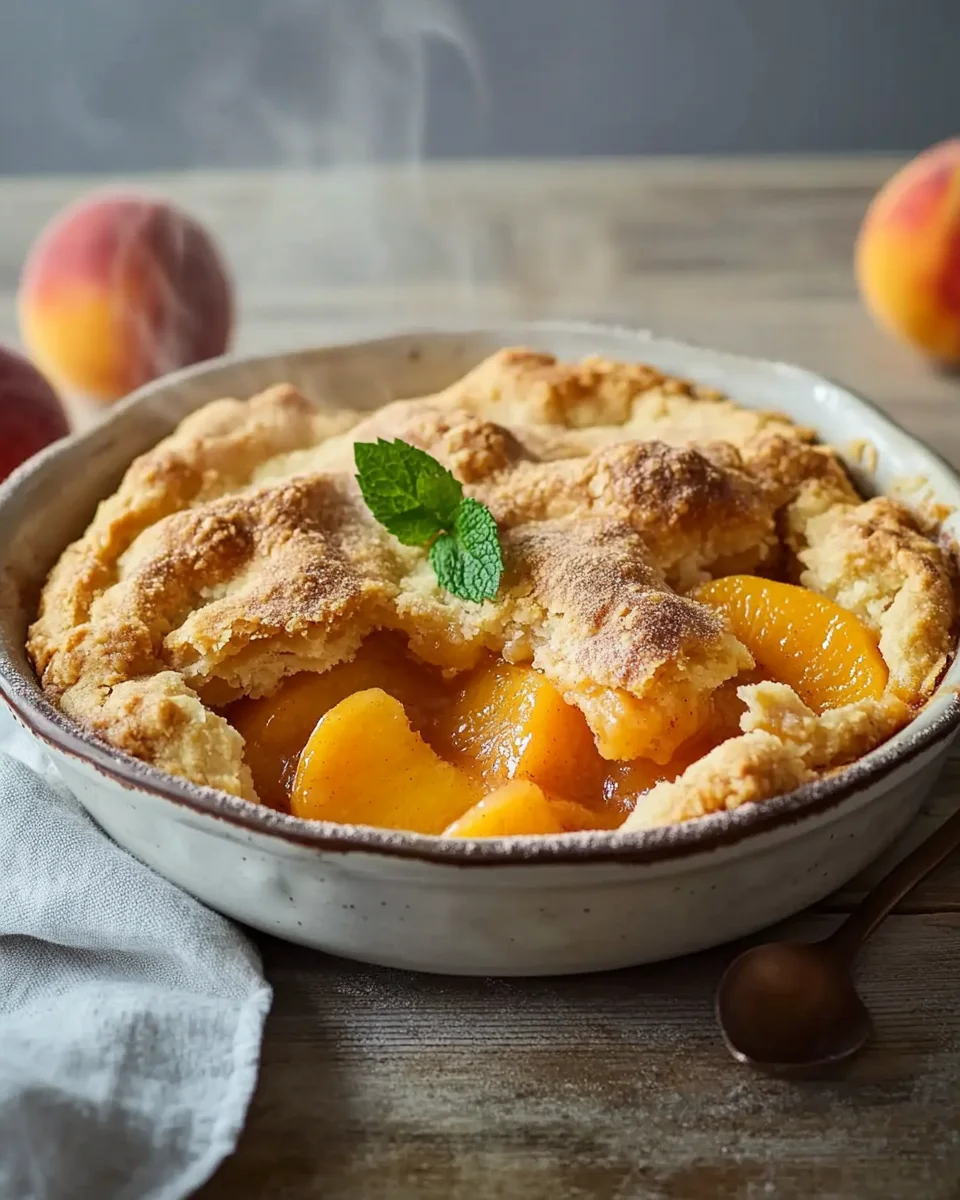 The Best Southern Peach Cobbler Recipe