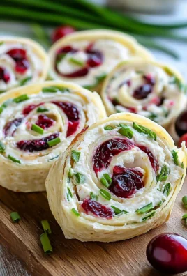 Turkey Cranberry Pinwheels