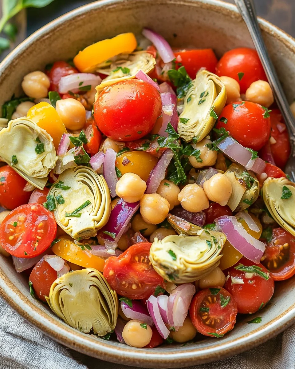 Tuscan Artichoke Tomato Salad 23 Tuscan
