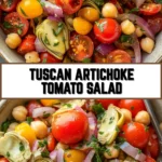 Tuscan Artichoke Tomato Salad 21 Pinterest Hidden Image