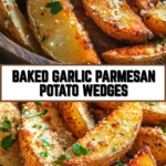 Baked Garlic Parmesan Potato Wedges 16 Pinterest Hidden Image