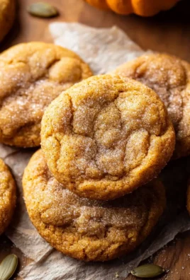 Chewy Pumpkin Snickerdoodle Cookies