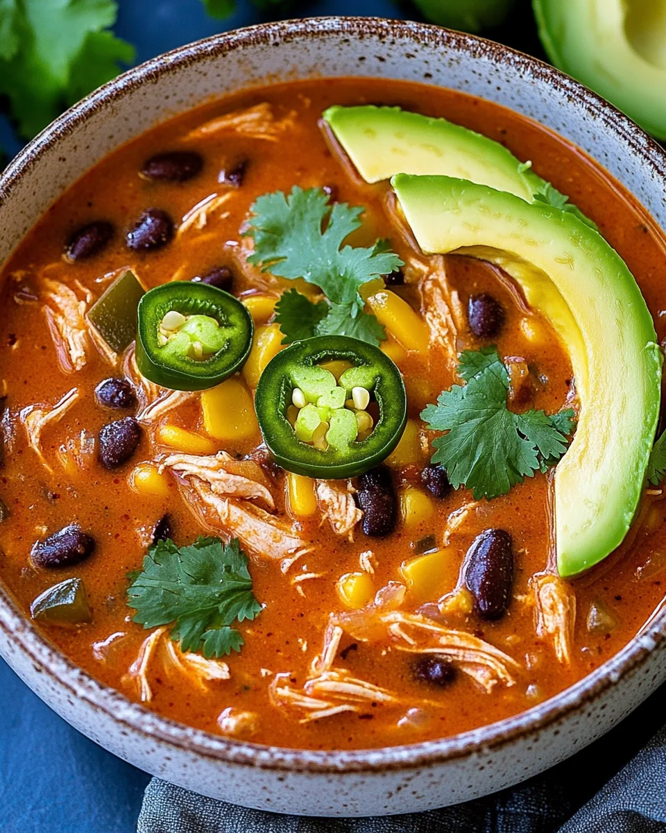Chicken Enchilada Soup