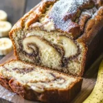 Cream Cheese Cinnamon Swirl Banana Bread