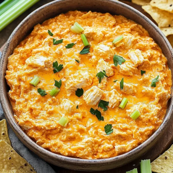 Crockpot Buffalo Chicken Dip Recipe