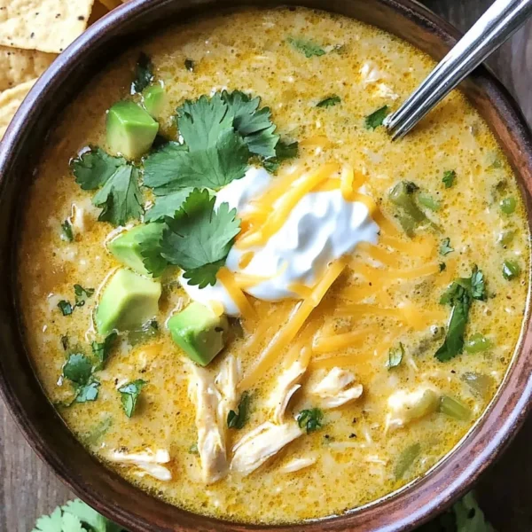 Green Chicken Enchilada Soup
