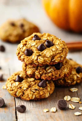 Healthy Pumpkin Oat Cookies