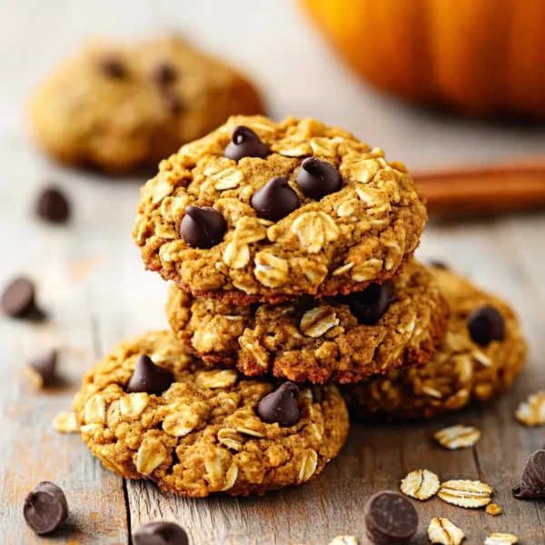Healthy Pumpkin Oat Cookies