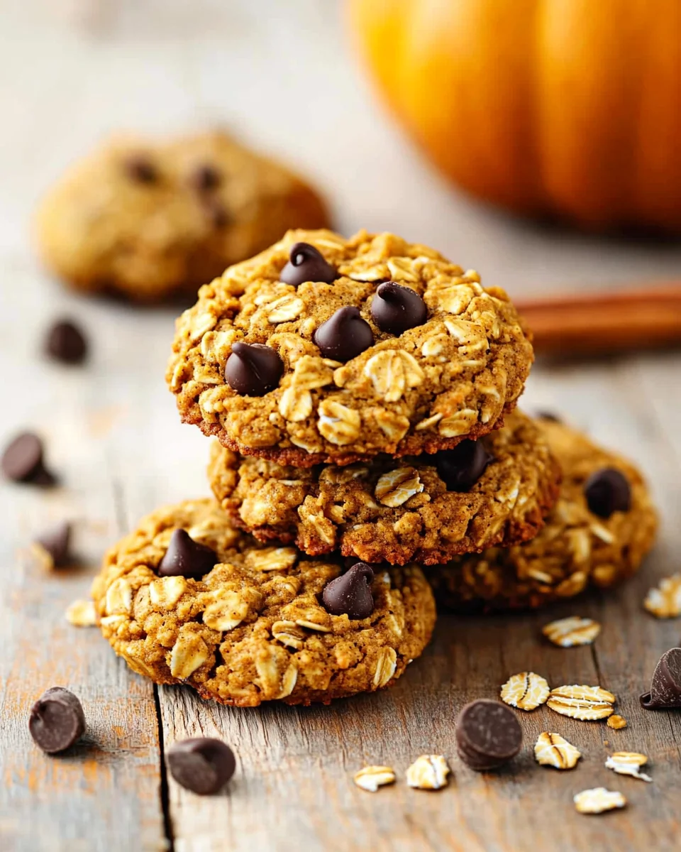 Healthy Pumpkin Oat Cookies