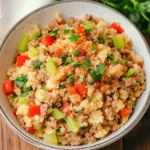 Keto Dirty Cauliflower Rice