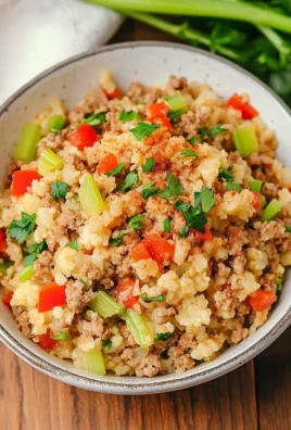 Keto Dirty Cauliflower Rice