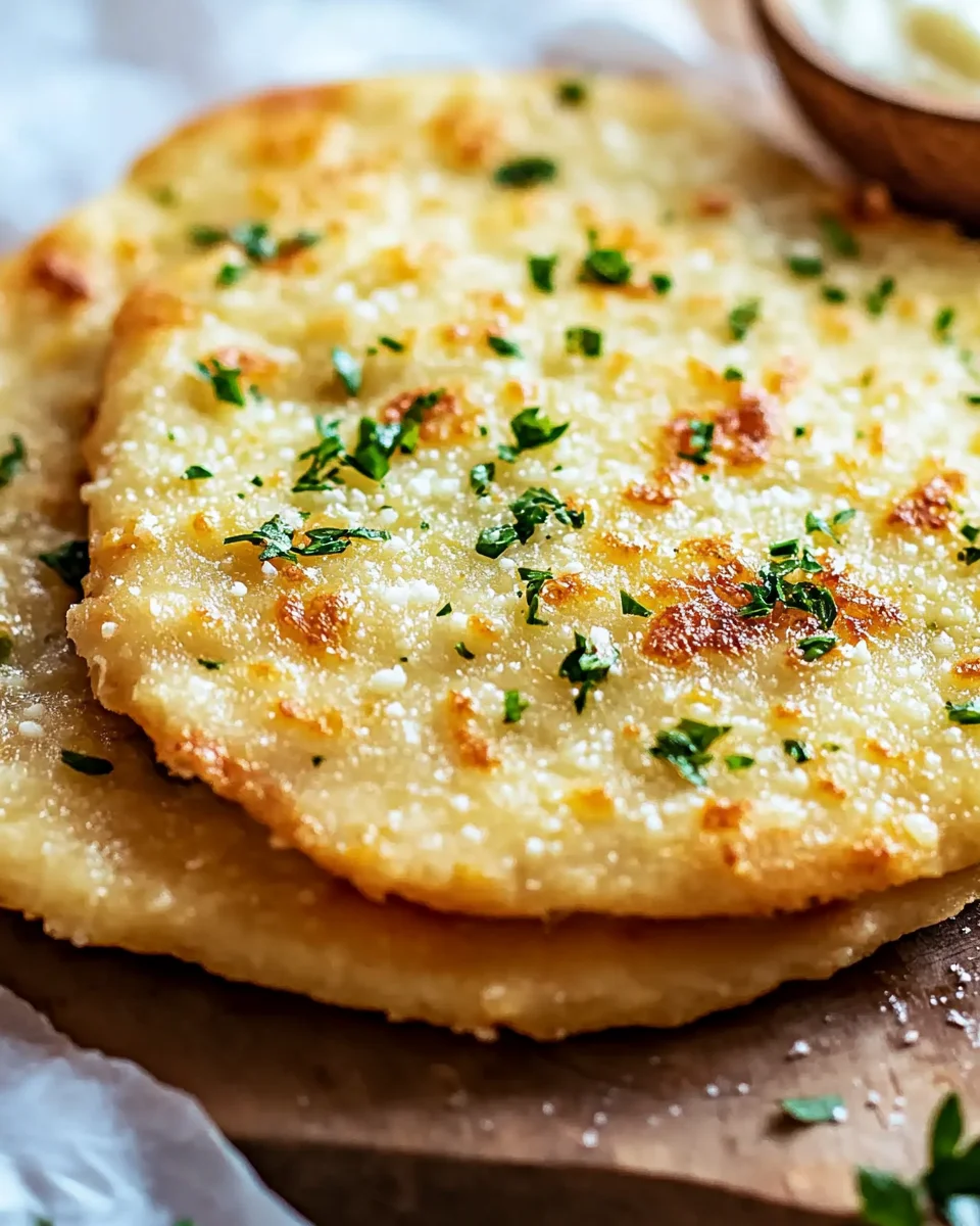 Keto Garlic Flatbread