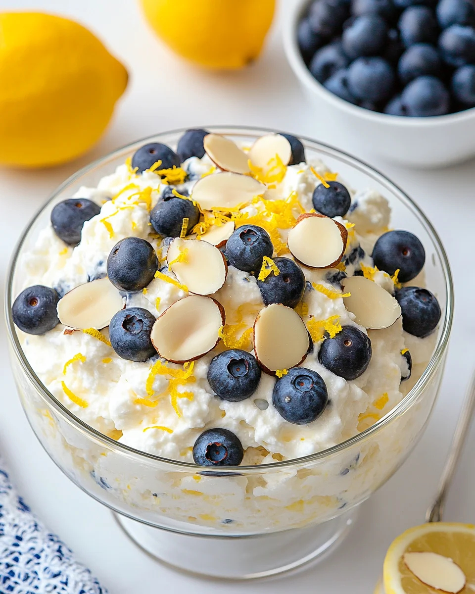 Lemon Blueberry Fluff
