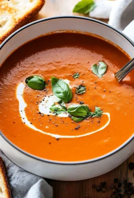 Middle-of-Winter Creamy Tomato Soup (Canned Tomatoes)
