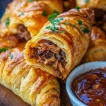 Pulled Pork Pastry Puffs