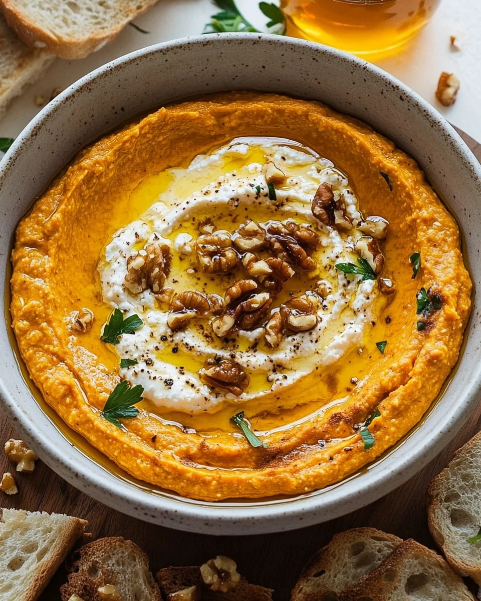 Pumpkin Whipped Feta Dip
