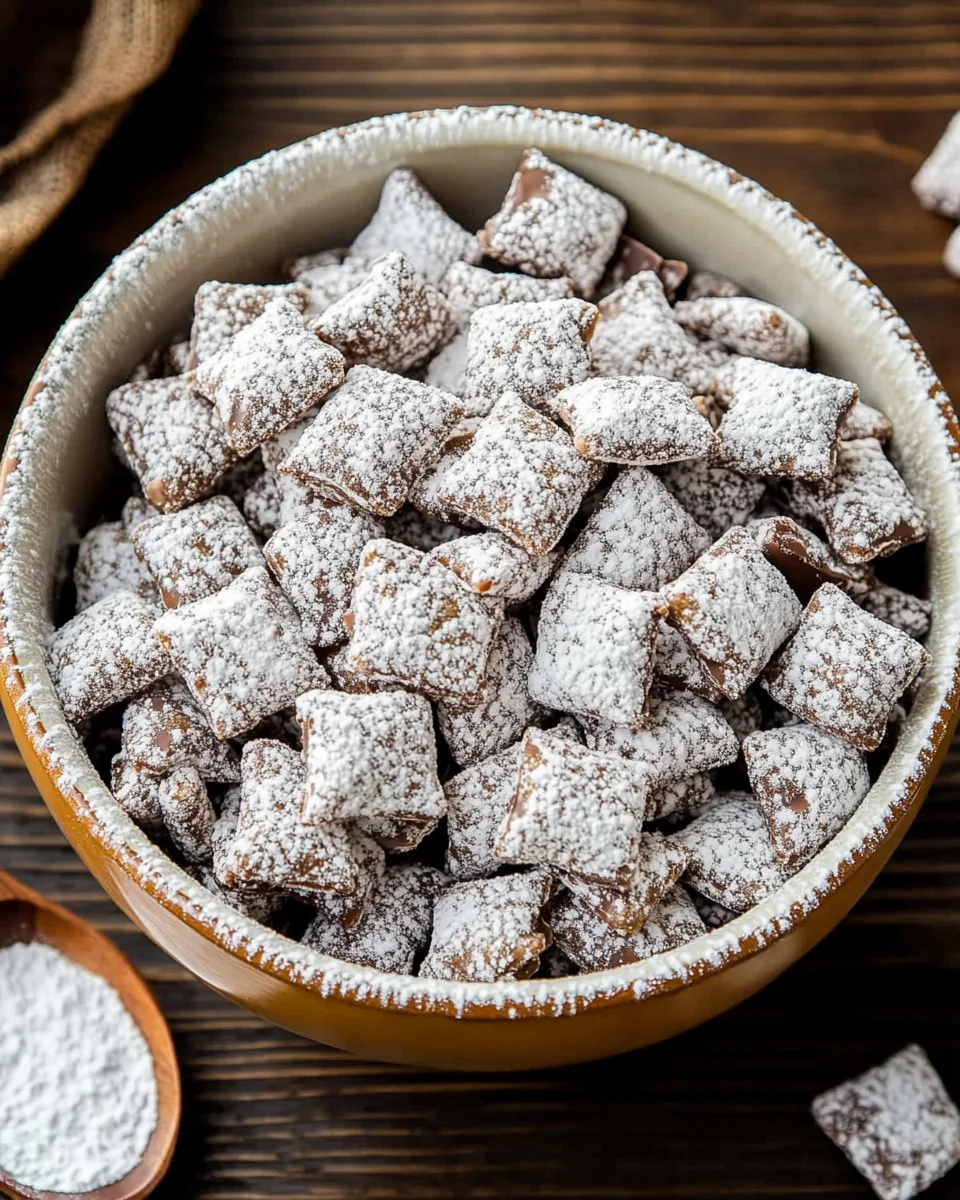 Puppy Chow Recipe (Muddy Buddies) 15 Puppy