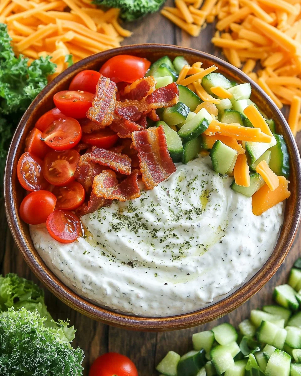 Ranch Veggie Dip 18 Ranch