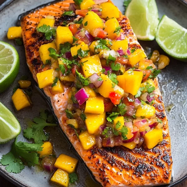 Salmon with Mango Salsa