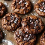 Salted Brownie Cookies