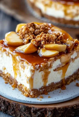 Salted Caramel Apple Pie Cheesecake