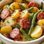 Sausage Green Bean Potato Casserole