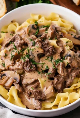 Slow Cooker Beef Stroganoff