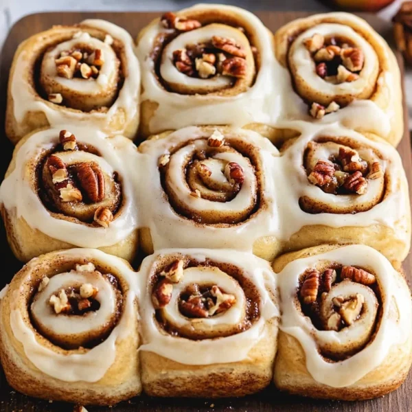 Soft-Baked Apple Cinnamon Rolls