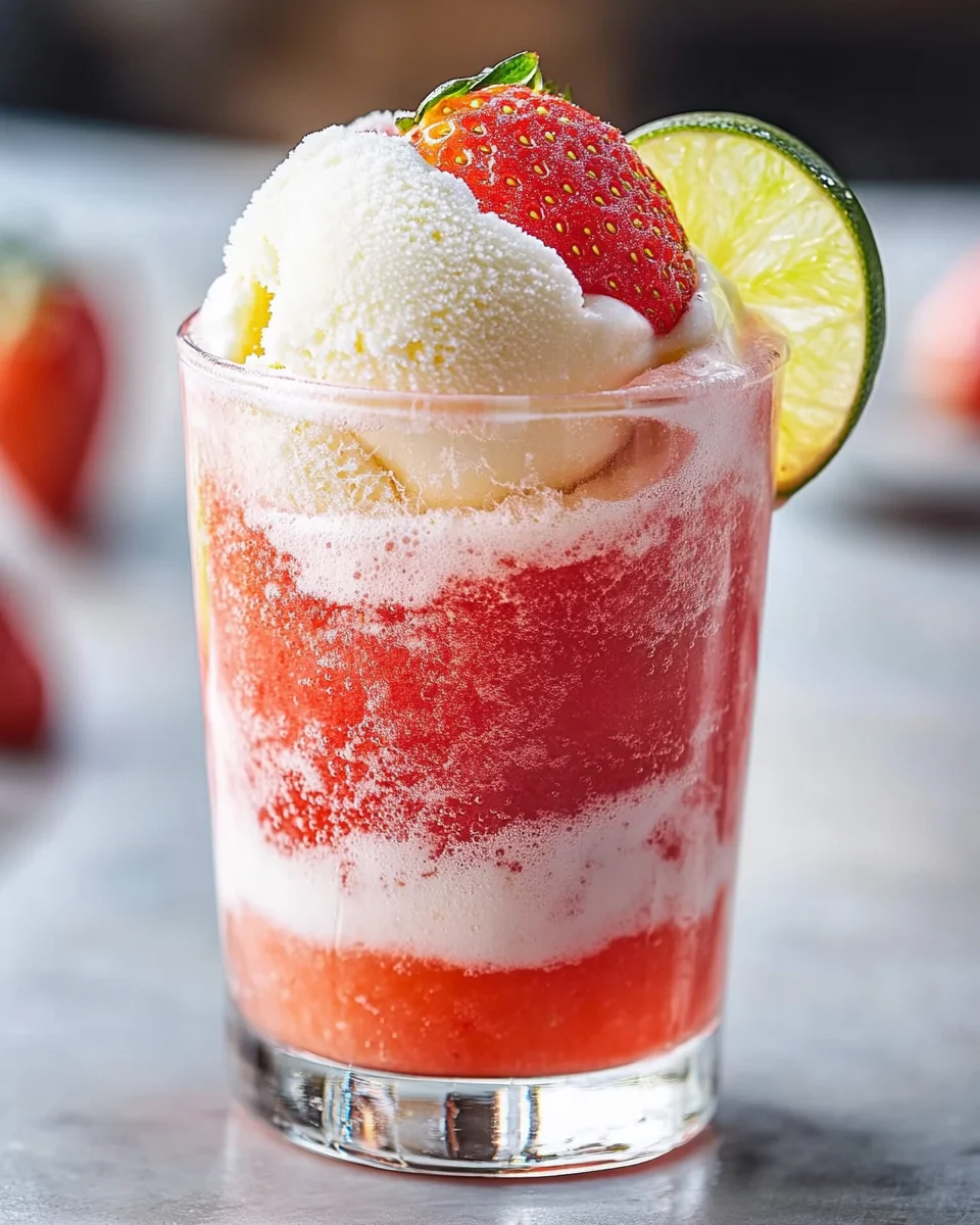 Sparkling Strawberry Float 14 Sparkling