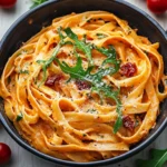 Vegan Creamy Sun Dried Tomato Pasta Recipe